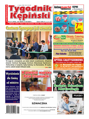 Najnowszy numer Tygodnika Kepińskiego - 21