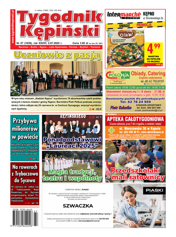 Najnowszy numer Tygodnika Kepińskiego - 27