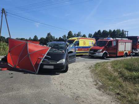 36-letni motocyklista zginął na drodze