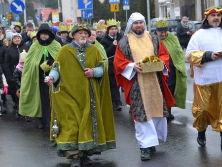 Orszak na ulicach Kępna