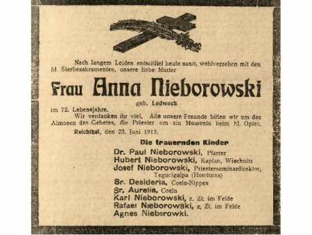 Rodzeństwo proboszcza Nieborowskiego