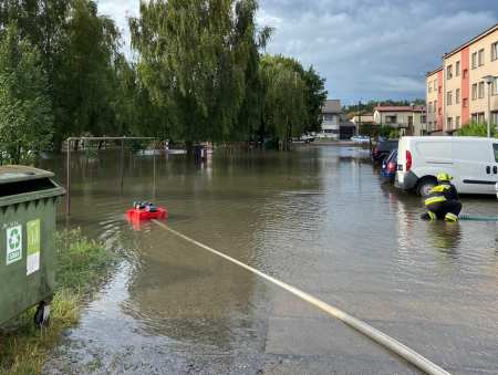 47 interwencji strażaków po ulewach