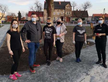 Dokonano nasadzeń na „Smoczym Skwerze”