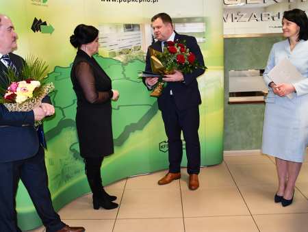 Z życzeniami dla urzędników