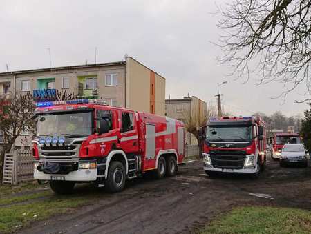 Dwóch mężczyzn poszkodowanych w pożarze