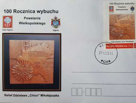 Reliefem uczcił zwycięski zryw Wielkopolan