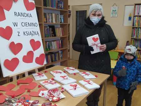 Walentynki w bibliotece