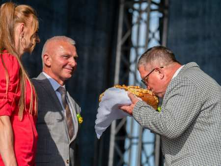 Dożynki w Łęce Opatowskiej