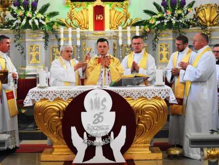 Jubileusz kapłaństwa proboszcza parafii trzcinickiej