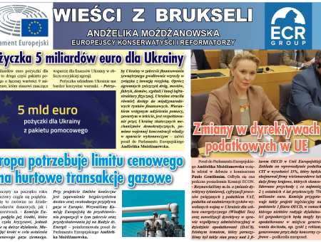 Pożyczka 5 miliardów euro dla Ukrainy